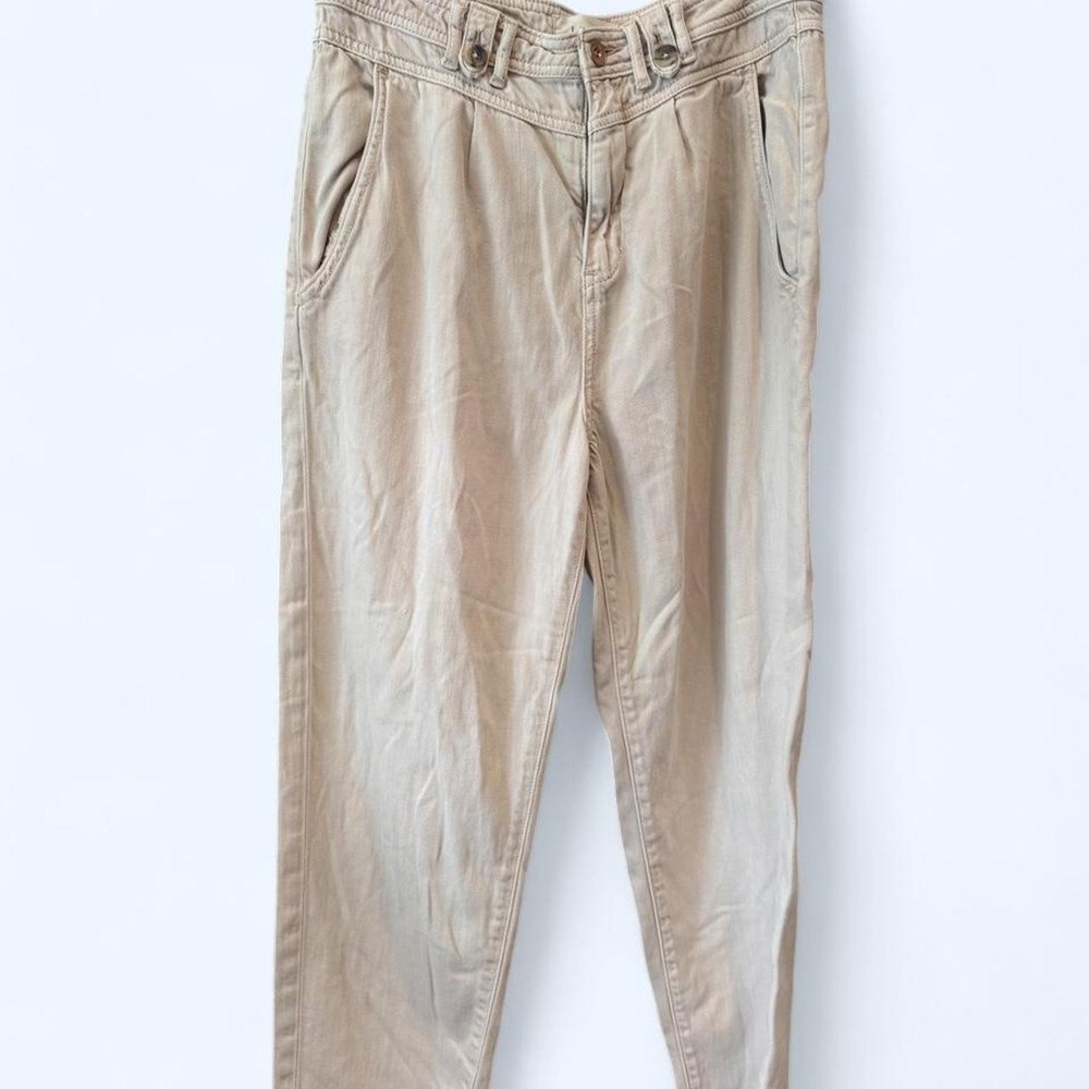 Anthropologie cream pant